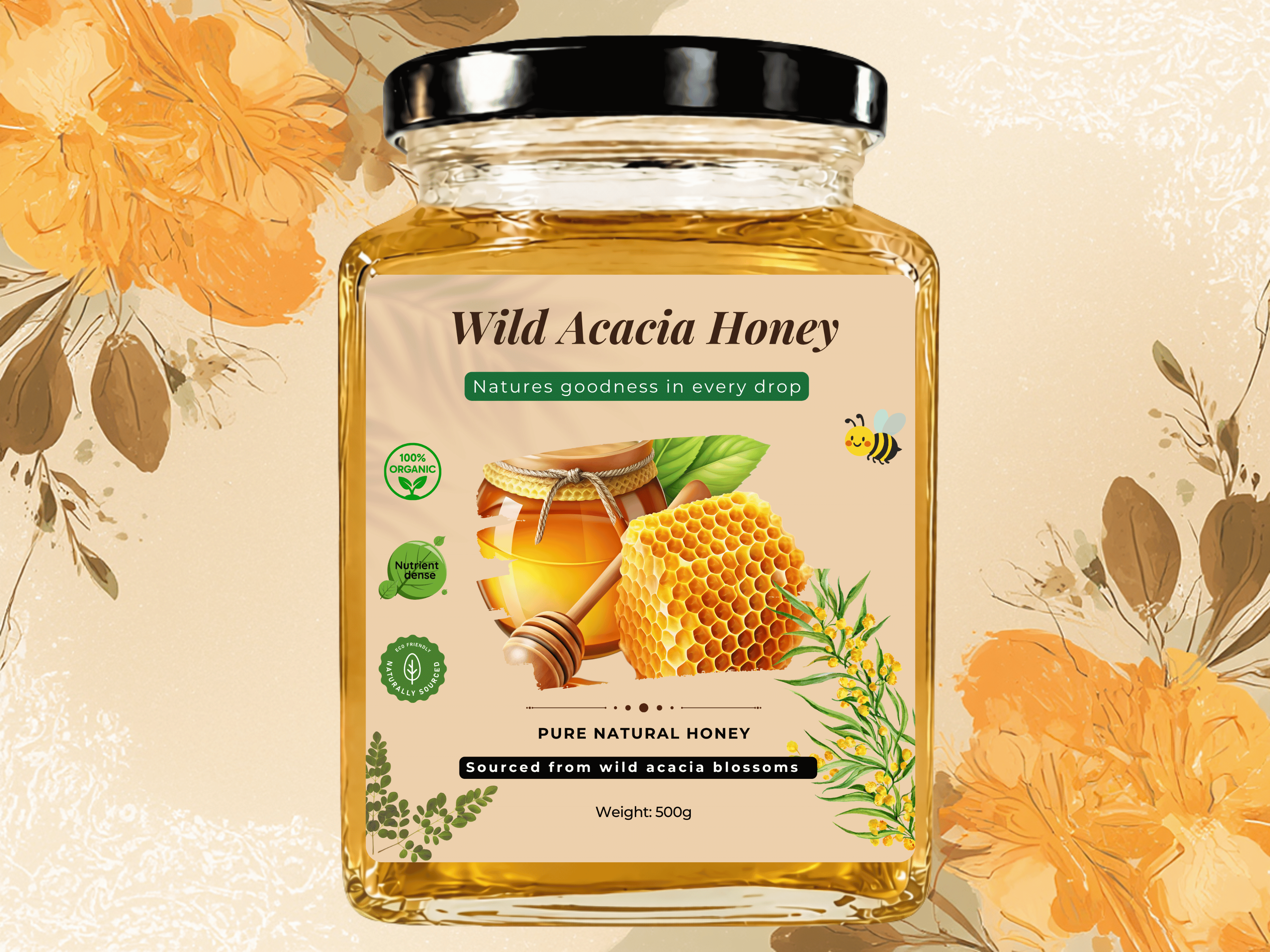 Jar of FPL FARMS LLP Wild Acacia Honey